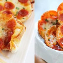 طرز تهیه مینی پیتزا پپرونی با نان تورتیلا